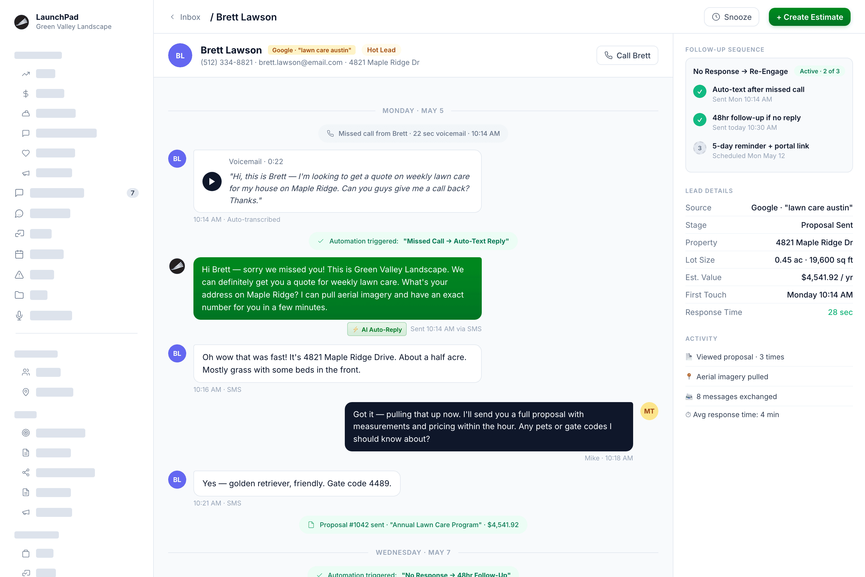 Calls, Texts, & Follow-Ups