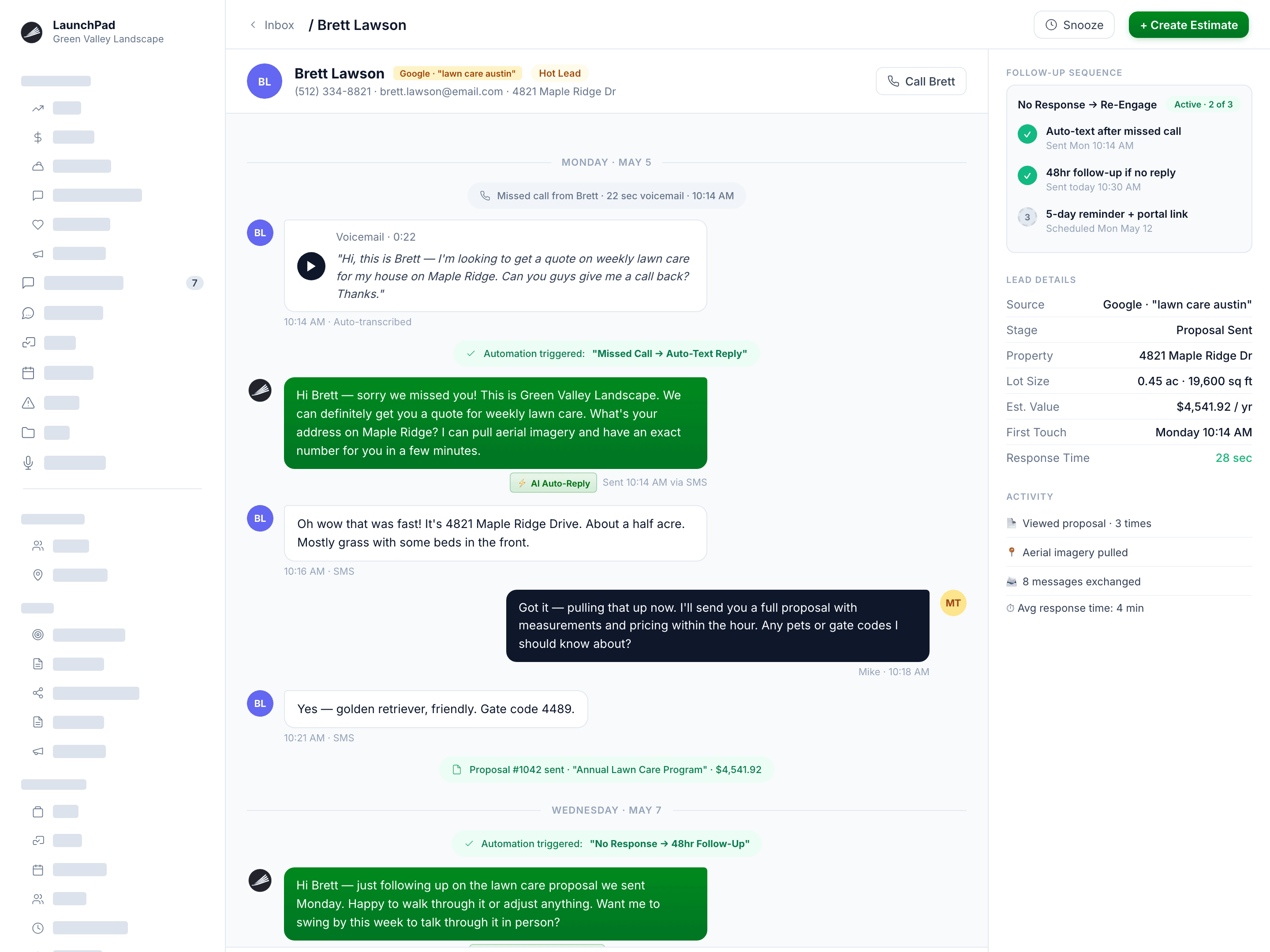 Calls, Texts, & Follow-Ups