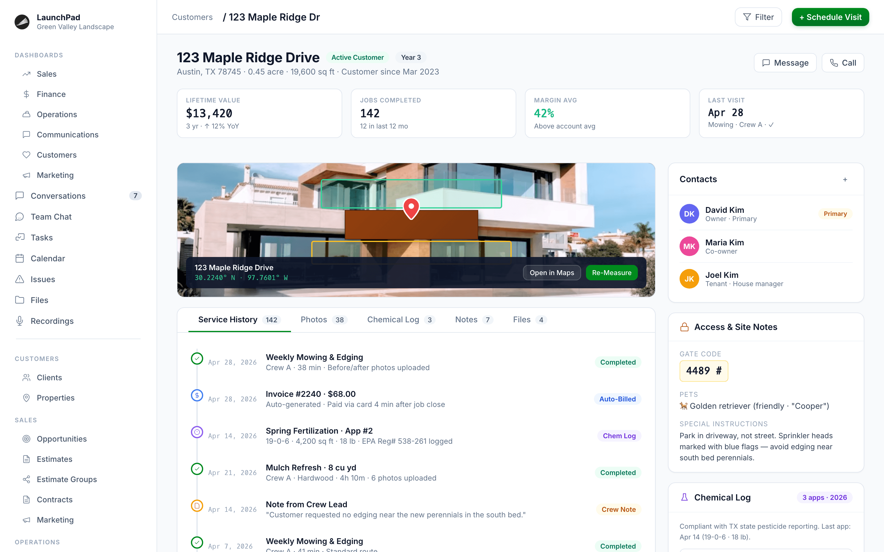 Customer & Property Management