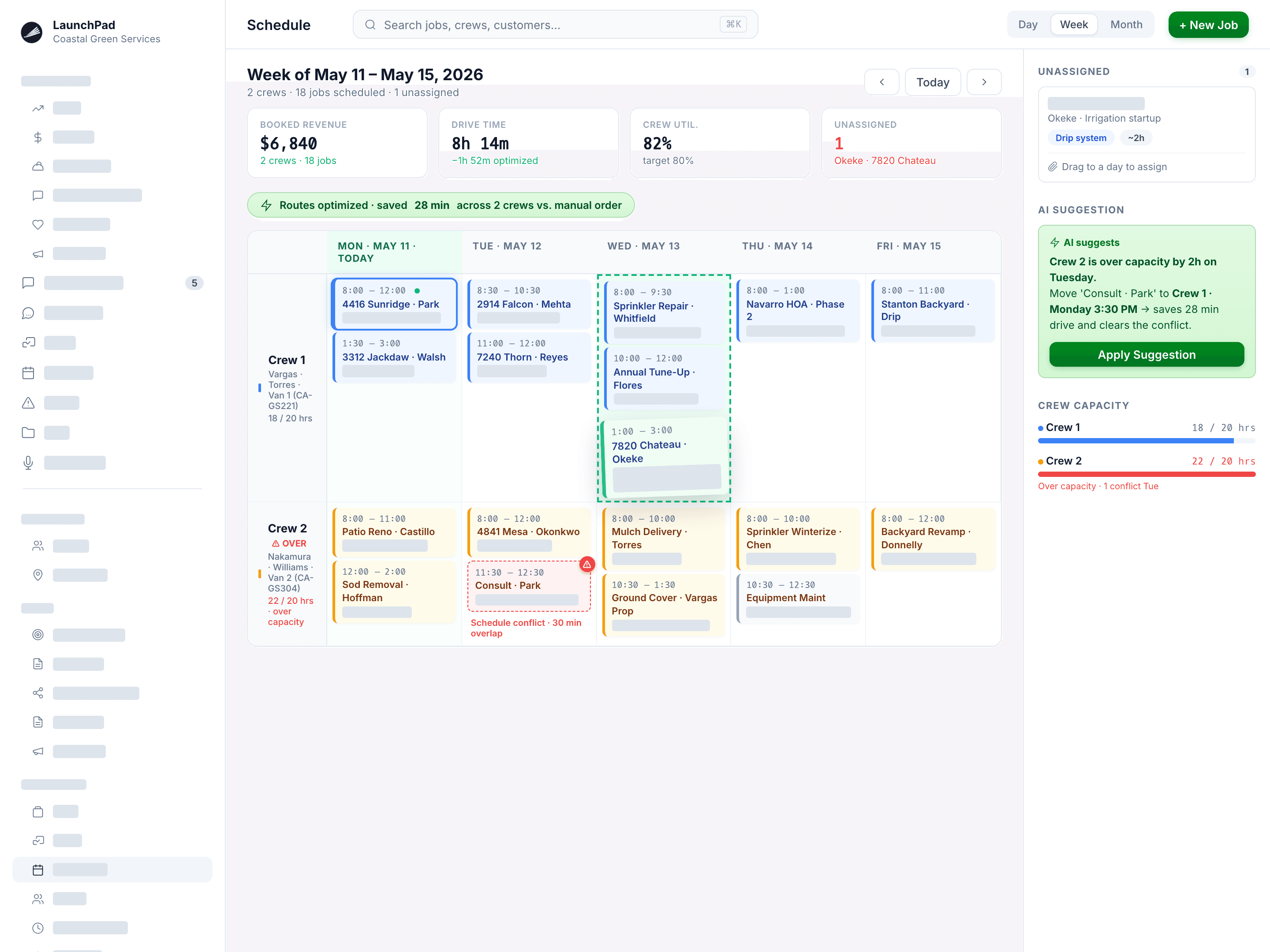 Scheduling & Operations